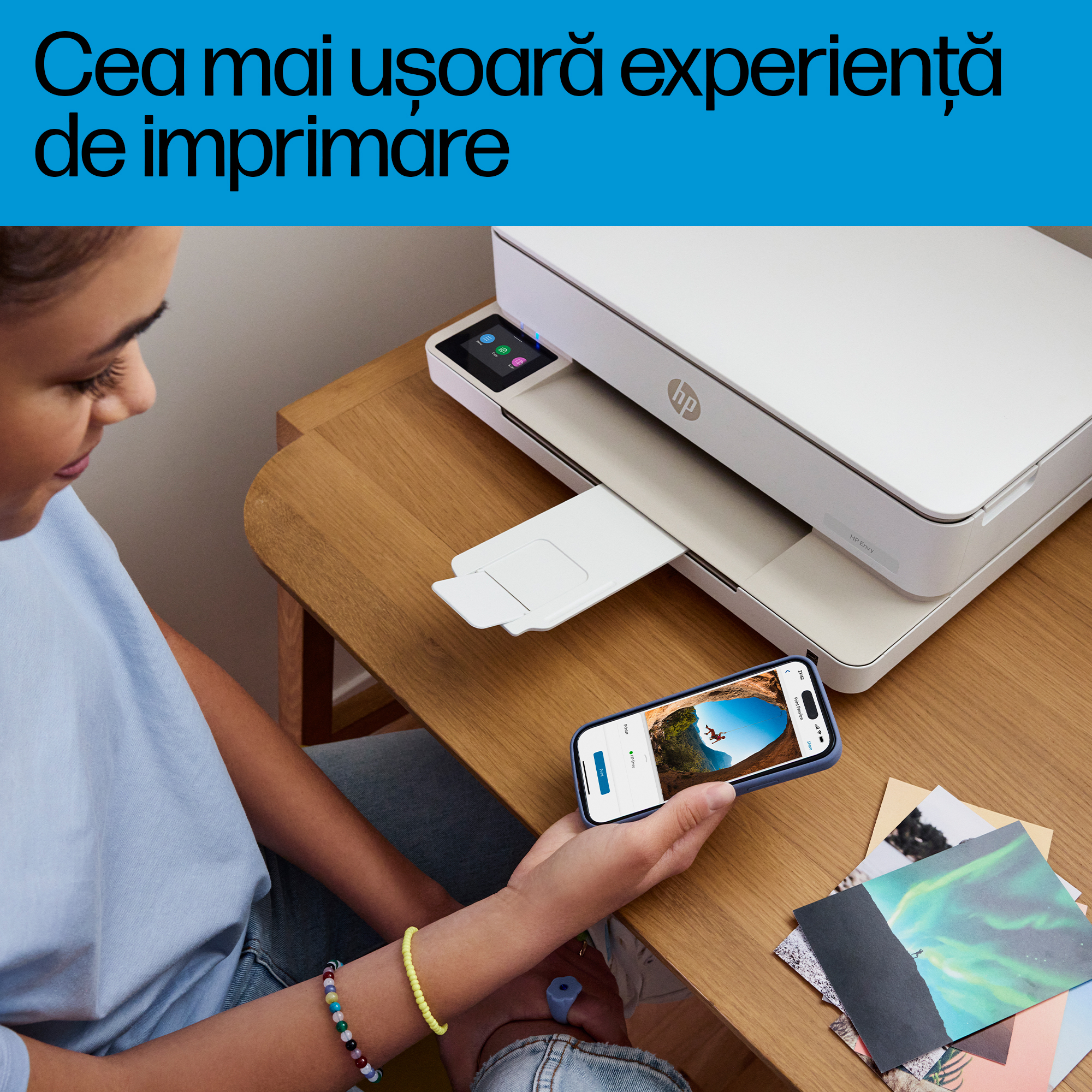 Multifunctional InkJet Color HP, ENVY 6122E, A4, Functii: Impr.|Scan.|Cop., Vit.Print. 10ppm, Conectivitate:USB|WIFI, Duplex:Nu, ADF:Nu(incl.TV 8lei) "714L9B" - imagine 9