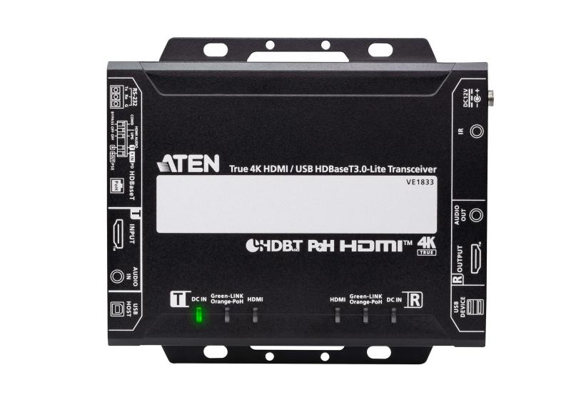 Video Extender Aten 4K HDMI/USB HDBaseT "VE1833-AT-G" (timbru verde 0.8 lei)