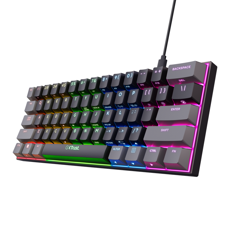 Tastatura mecanica TrustGXT 867 Acira ng "TR-24882" (timbru verde 0.8 lei)