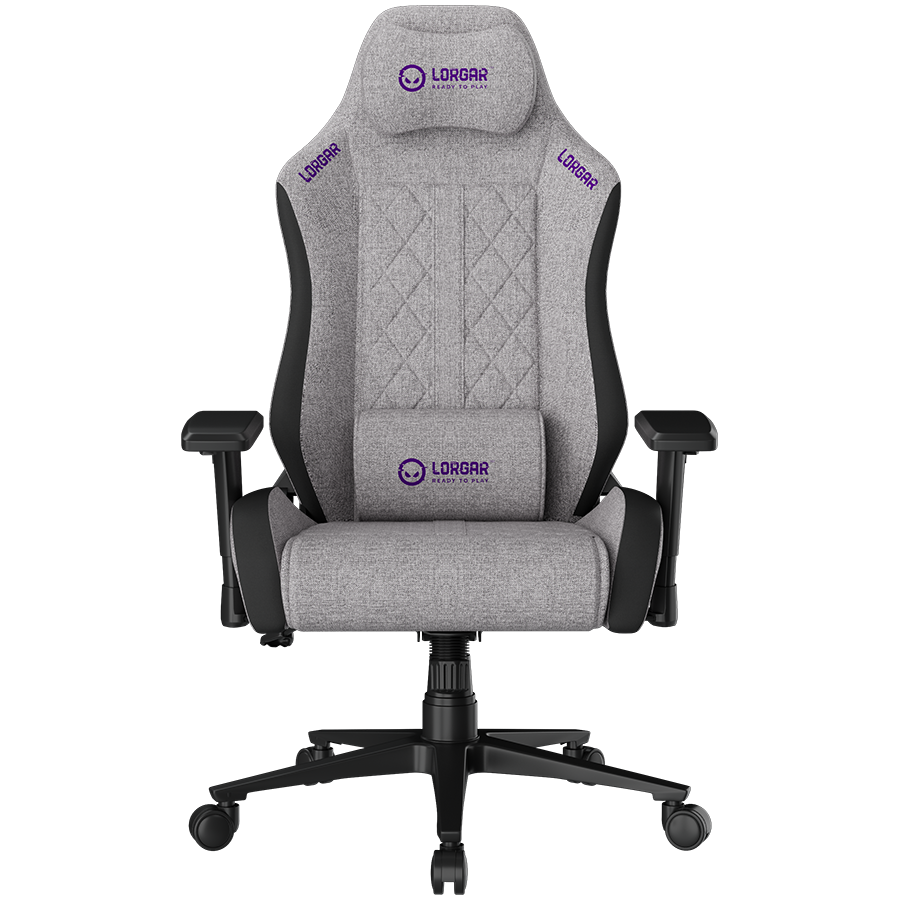 LORGAR CHA41, Ergonomic Gaming Chair Advanced, premium anti-stain fabric, Grey "LRG-CHA41-GY"