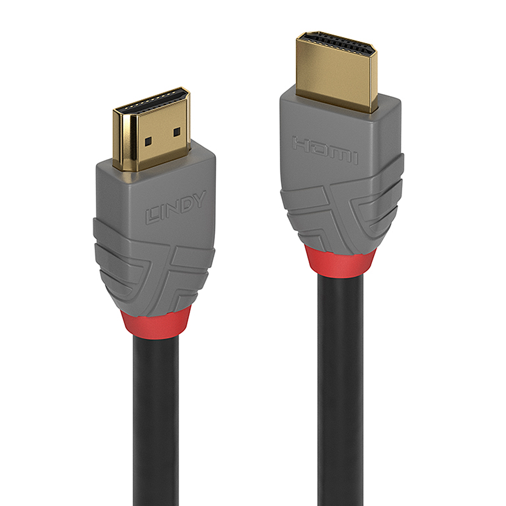 Cablu Lindy 1m HDMI 2.0 Anthra Line "LY-36962" (timbru verde 0.18 lei)
