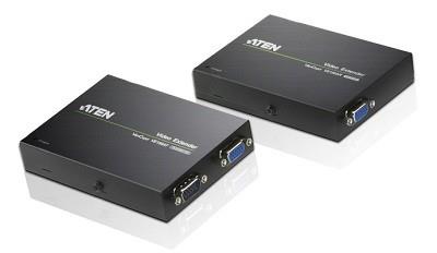 CABLU video ATEN, extender, VGA (M) | VGA (T) | RJ-45 la VGA (M) | RJ-45, Full HD+ (1920x1200) la 60Hz, "VE150A-AT-G" (timbru verde 2.00 lei)