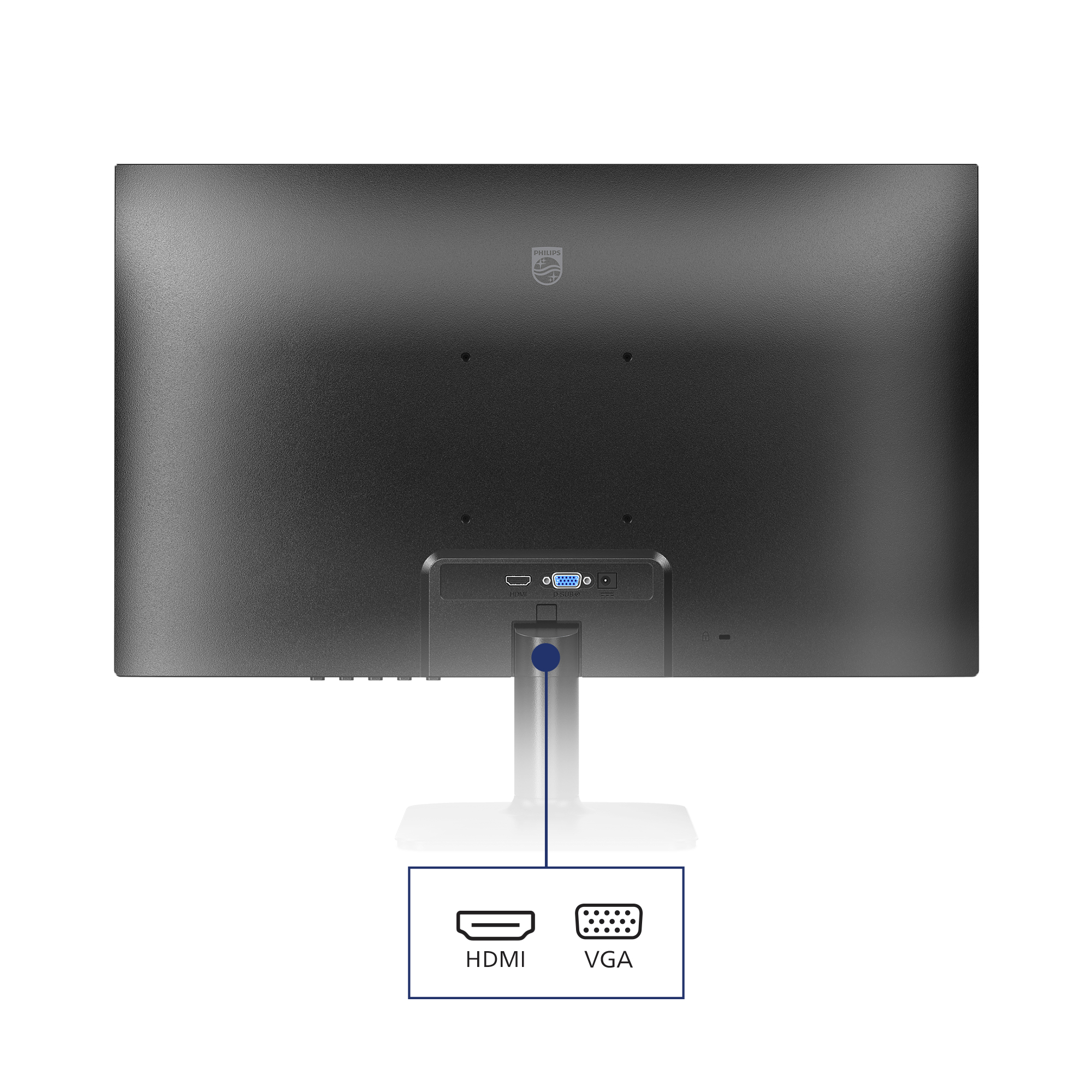 Monitor Philips 24E2N1110/00, 23.8", 1920 x 1080 pixeli, Negru, "24E2N1110/00" - imagine 4