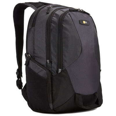 RUCSAC CASE LOGIC, pt. notebook de max. 14 inch, 2 compartimente, buzunar frontal x 2 | buzunar lateral x 2 | buzunar dorsal, waterproof, poliester, negru, 3205287 "RBP414 BLACK"