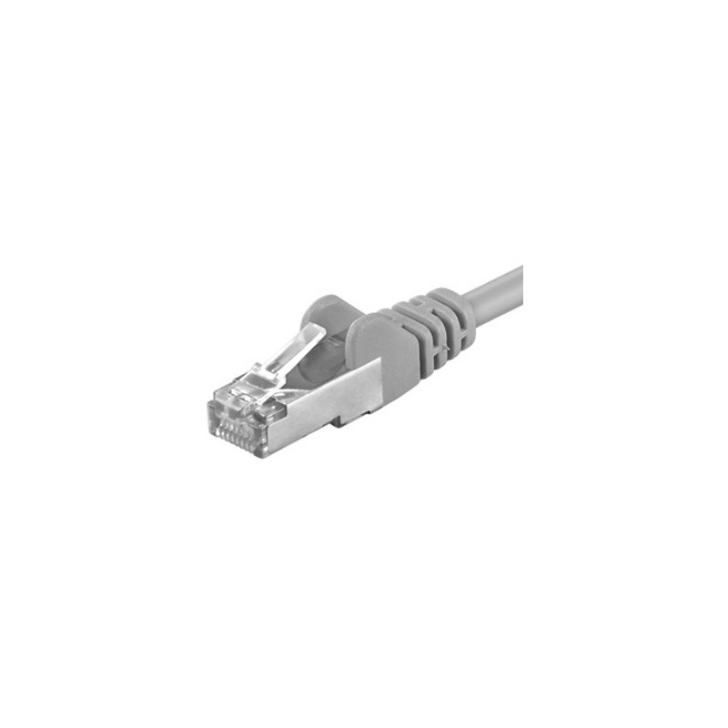 Patchcord SFTP RJ45-RJ45 Cat.5e, 20m, gri "SFTP-5E-20-G" (timbru verde 0.8 lei)