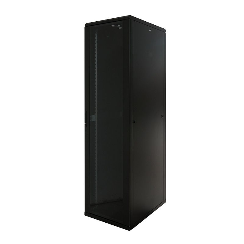 CABINET 19" LOGILINK 22U 600x800mm, Dulap, Asamblat, Black, usa sticla cu blocare, otel 1.5mm, sarcina maxima 1500Kg, "D22S68B"