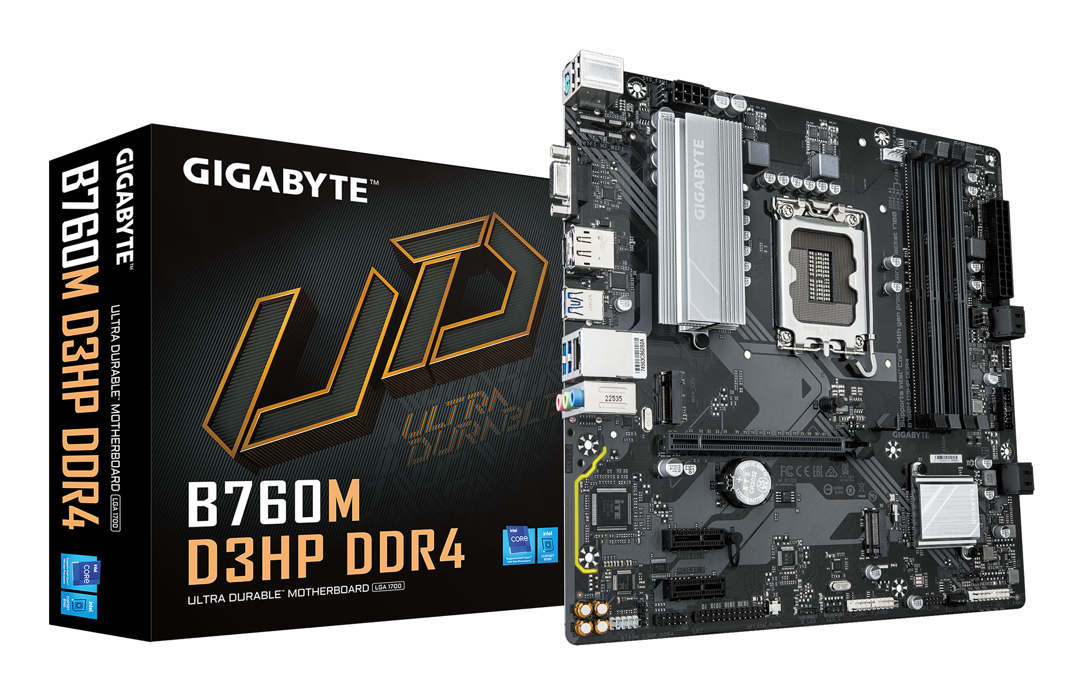 Placa de baza GIGABYTE B760M D3HP DDR4"B760M D3HP DDR4"