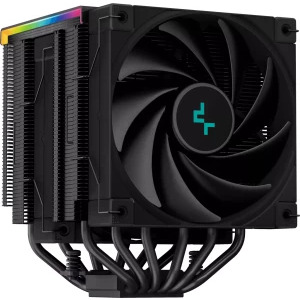 COOLER DeepCool "AK620 DIGITAL SE", combatibil skt. Intel si AMD, racire cu aer, ventilator 120mm, 500 - 1850 rpm, 6x6 mm heatpipes, inaltime 157mm, negru "R-AK620-BKADMN-GJD" (timbru verde 0.8 lei)