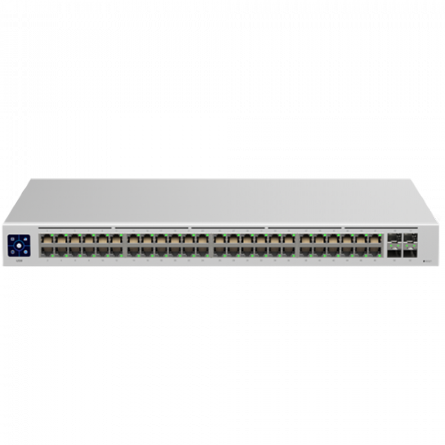 SWITCH. Ubiquiti UniFi Switch 48 is a fully managed Layer 2 switch with (48) Gigabit Ethernet ports and (4) 1G SFP ports for fiber connectivity "USW-48" (timbru verde 2 lei)