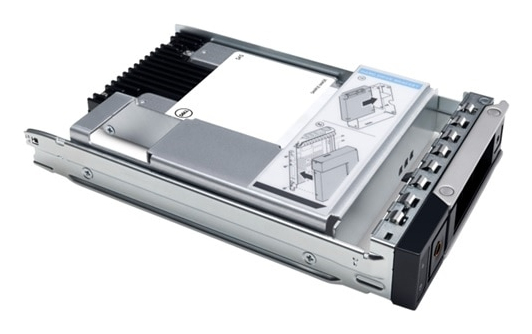 Dell - 480GB SSD SATA 6Gbps Read Intensive 512e 2.5in with 3.5in HYB carrier, 1DWPD, CK "345-BJSM-05"