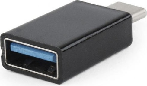 ADAPTOR GEMBIRD, pt. smartphone, USB 3.0 Type-C (T) la USB 3.0 (M), negru, "A-USB3-CMAF-01" (timbru verde 0.08 lei)