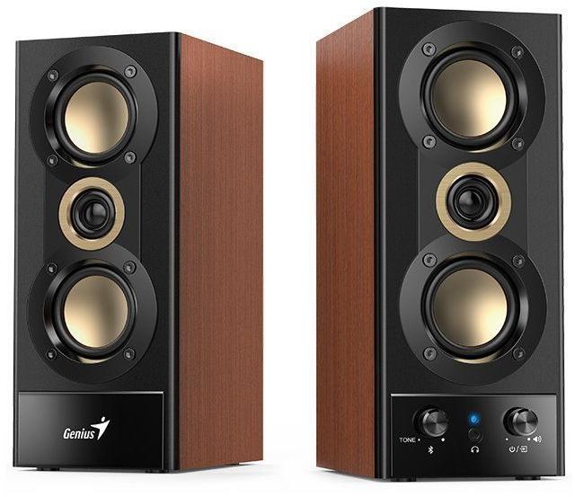 BOXE GENIUS 2.0, RMS: 14W (2 x 10W), wood, Bluetooth, "SP-HF800BT" "31730051401" (timbru verde 4.00 lei)