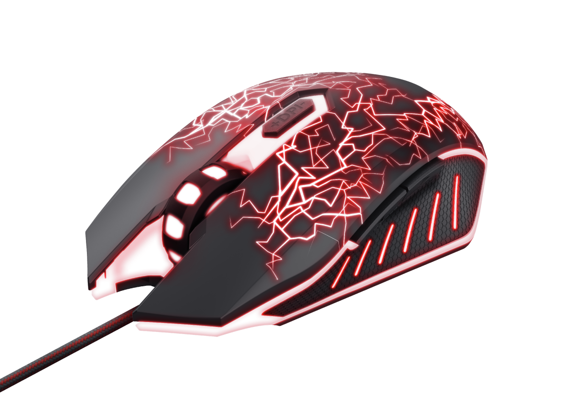 Trust GXT105X Izza Wired Gaming Mouse "TR-24618" (timbru verde 0.18 lei)