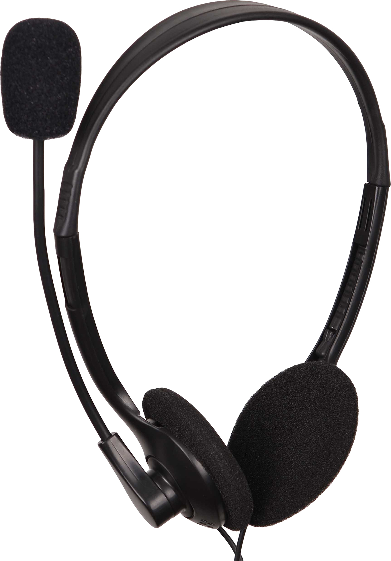 CASTI Gembird, cu fir, standard, utilizare multimedia, call center, microfon pe brat, conectare prin Jack 3.5 mm x 2, negru, "MHS-123", (timbru verde 0.8 lei)