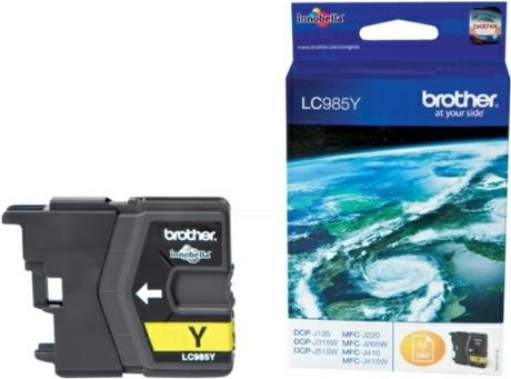 Cartus Cerneala Original Brother Yellow, LC985Y, pentru DCP-145C|165C|195C|365C|375C|MFC-250C|290C|295CN, 260,, (timbru verde 0.15 lei), "LC985Y"