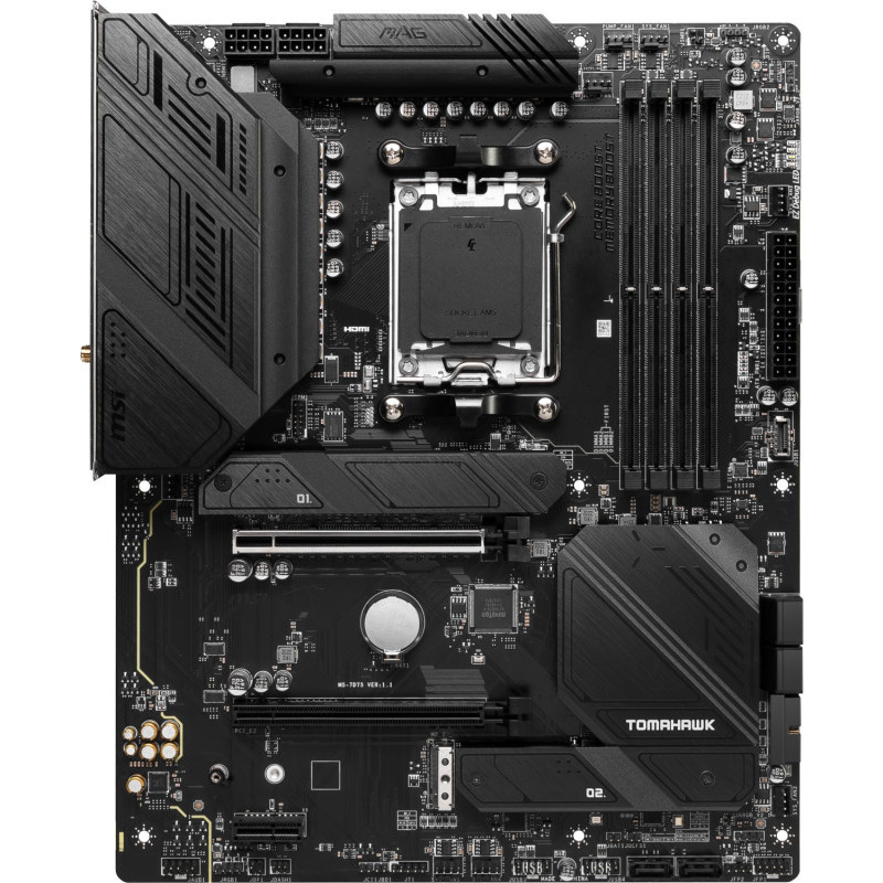 MSI MAG B650 TOMAHAWK WIFI AMD Socket AM5 DDR5 up to 128GB 2xPCIe x16 6xSATA ATX "MAG B650 TOMAHAWK WIFI" .