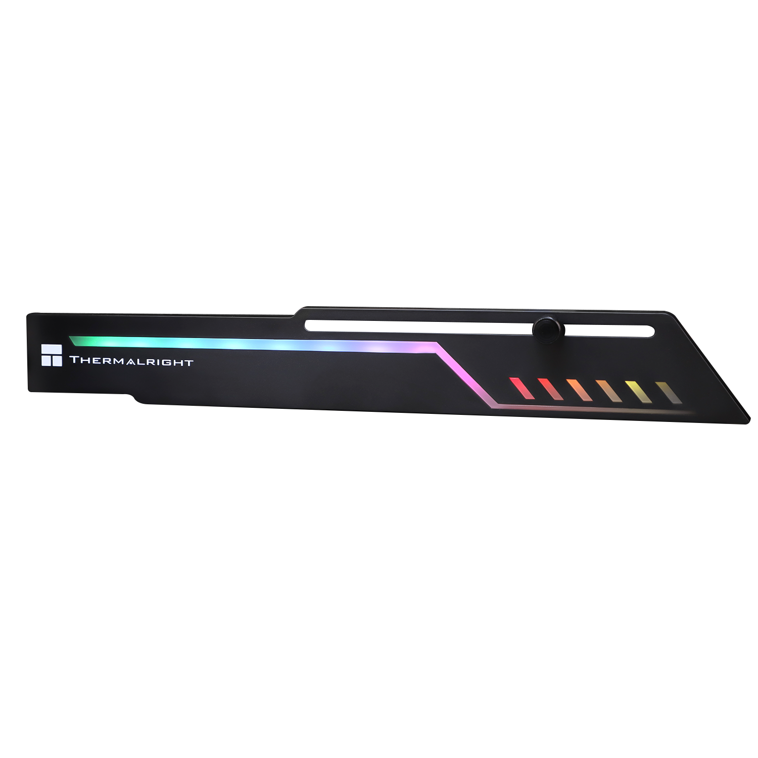 SUPORT placa video Thermalright "TR-GCSF Argb", anti-sagging GPU, aluminiu + ABS, 266x347x8mm, iluminare ARGB 5V 3pin, reglabil, "TR-GCSF Argb" (timbru verde 0.18 lei)