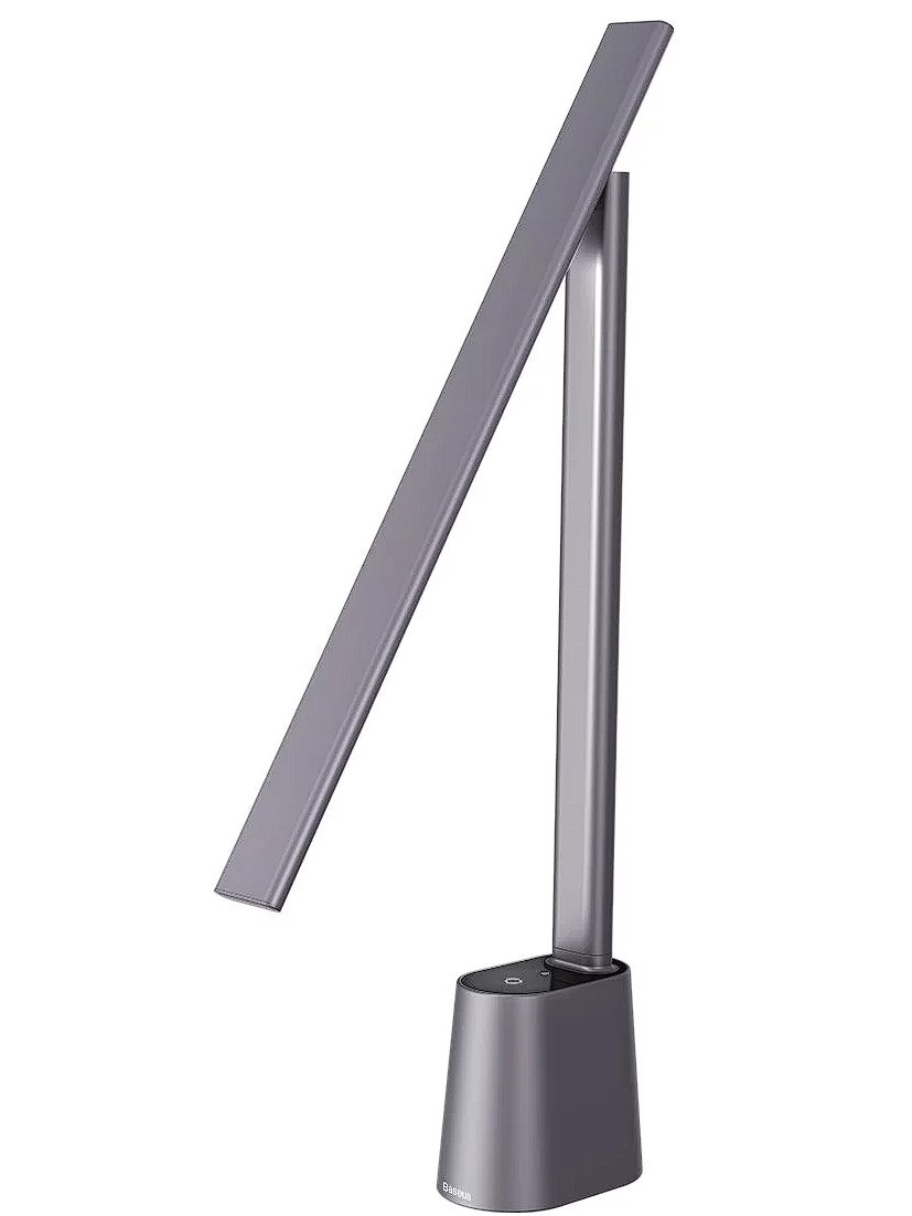 LAMPA BIROU LED Baseus Smart Eye Series,5W, dimensiuni: 350*53*382mm, 3 trepte intensitate lum,mat ABS+PC+aliaj de aluminiu,rotire 180 grade,alimentare:cablu USB-C inclus,gri "DGZG-0G" (timbru verde 0.8 lei)-6953156204997