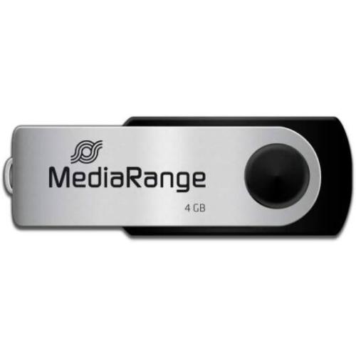 MediaRange USB 2.0 flash drive, 4GB "MR907" (timbru verde 0.03 lei)