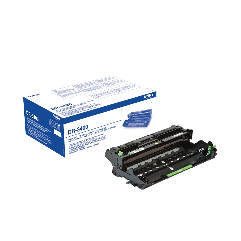 Drum Unit Original Brother Black, DR3400, pentru DCP-L5500|L6600|HL-L5000|L5100|5200|L6250|L6300|L6400|MFC-L5700|L5750|L6800|L6900, 30K, (timbru verde 0.8 lei), "DR3400"