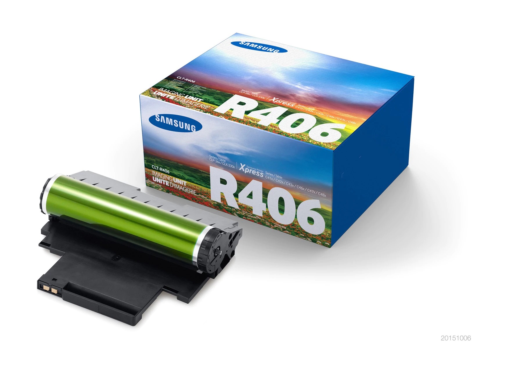 Drum Unit Original Samsung Black, R406, pentru CLP-360|365||CLX-3300|3305, 16K, (timbru verde 0.8 lei), "SU403A"