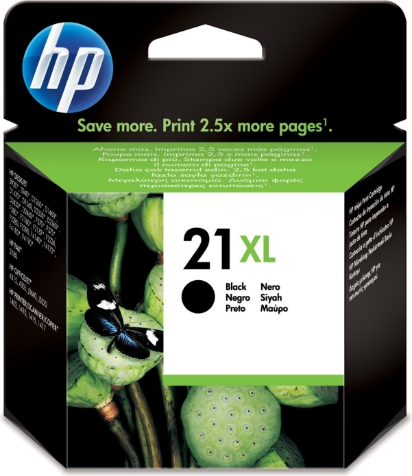 Cartus Cerneala Original HP Black, nr.21XL, pentru DJ3920|3940|D1360|14xx|F2180|2275|22xx, , (timbru verde 0.15 lei), "C9351CE"