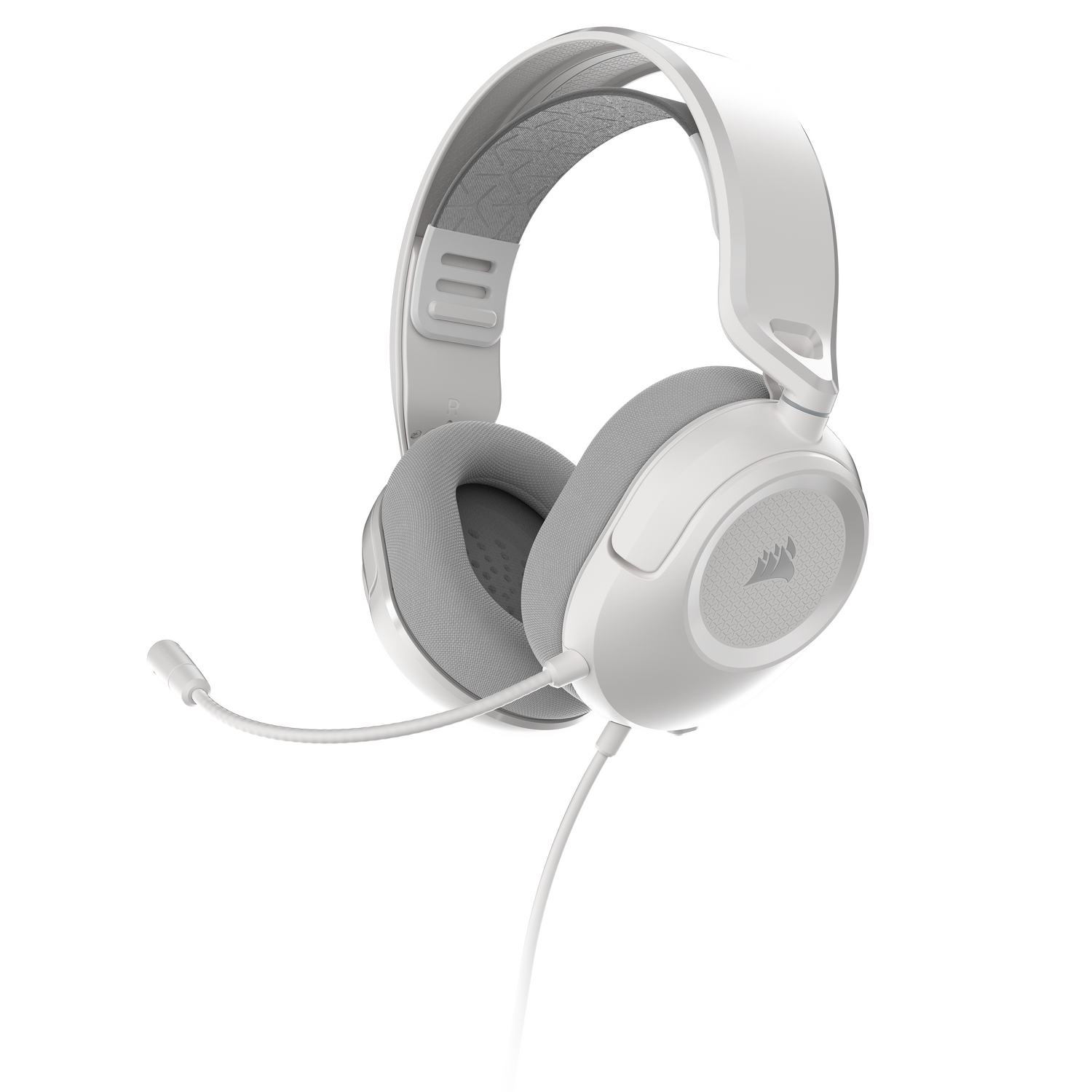 Casti Gaming cu fir Corsair HS35 V3 Alb "CA-9011400-WW" - imagine 3