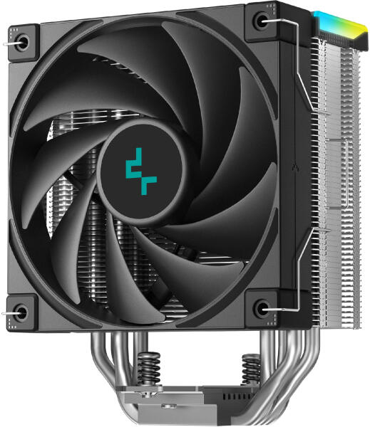 COOLER DeepCool "AK400 DIGITAL SE", combatibil skt. Intel si AMD, racire cu aer, ventilator 120mm, 500 - 1850 rpm, 4x6 mm heatpipes, inaltime 152mm, negru,"R-AK400-BKADMN-GJD" (timbru verde 0.8 lei)