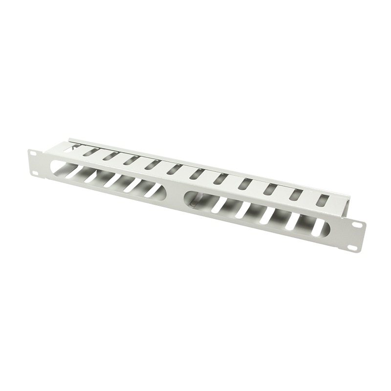 PANOU gestionare cabluri LOGILINK, tip masca orizontala perforata | masca orizontala cu capac detasabil, 19 inch, 1U, gri, "ORCC01G"