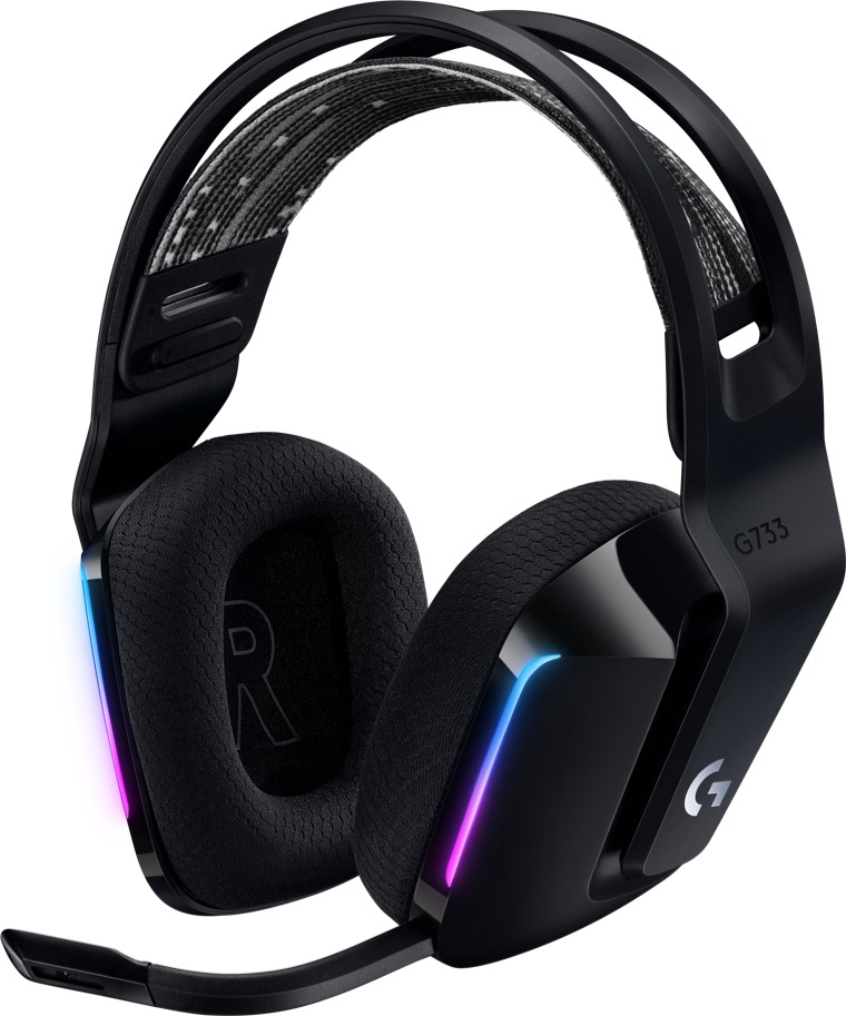 CASTI LOGITECH, "GT33", wireless, gaming, utilizare multimedia, microfon pe brat, conectare prin USB 2.0, negru, "981-000864", (timbru verde 0.8 lei)