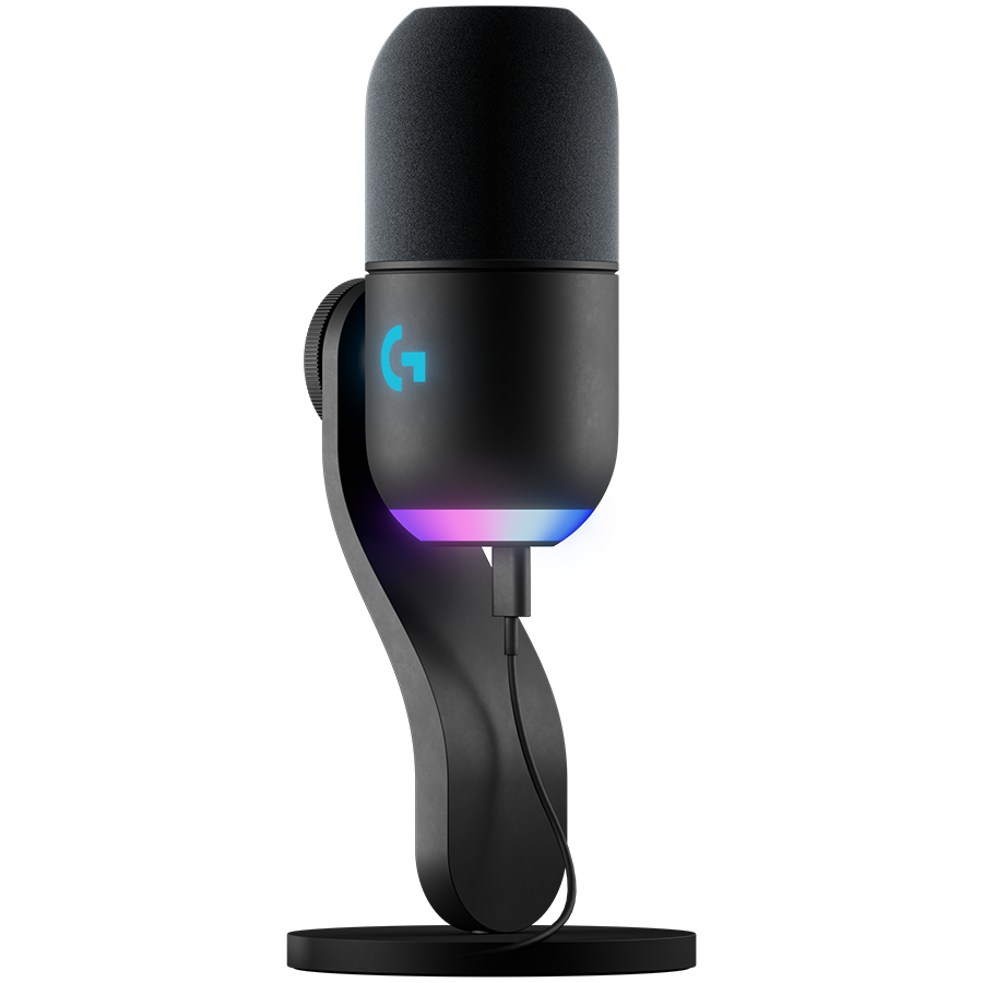 LOGITECH G Yeti GX RGB Gaming Microphone - LIGHTSYNC - BLACK - USB "988-000569" (timbru verde 0.8 lei)