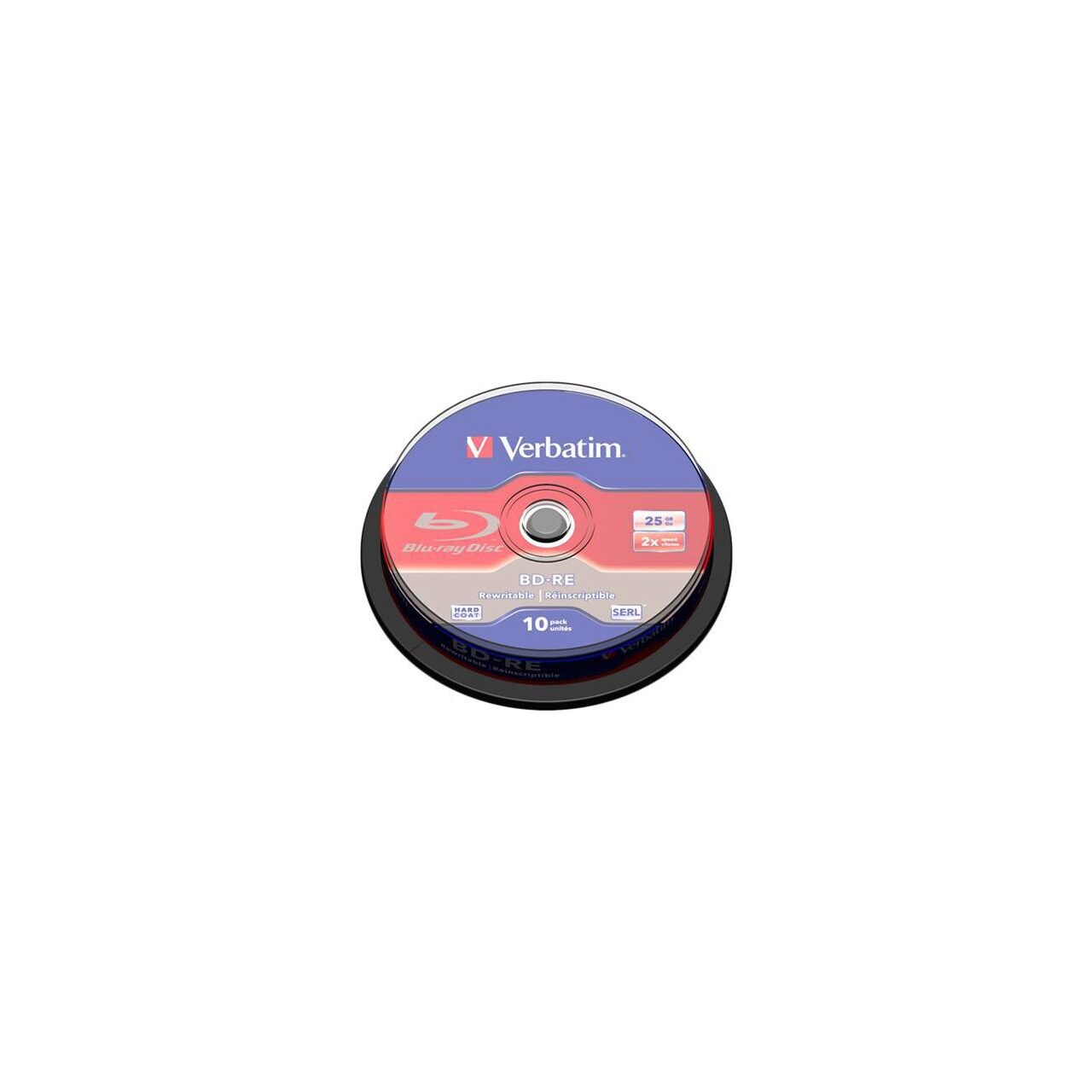 BD-R VERBATIM 25GB, VITEZA 2X, SPINDLE, SET 10 BUC, "43694"