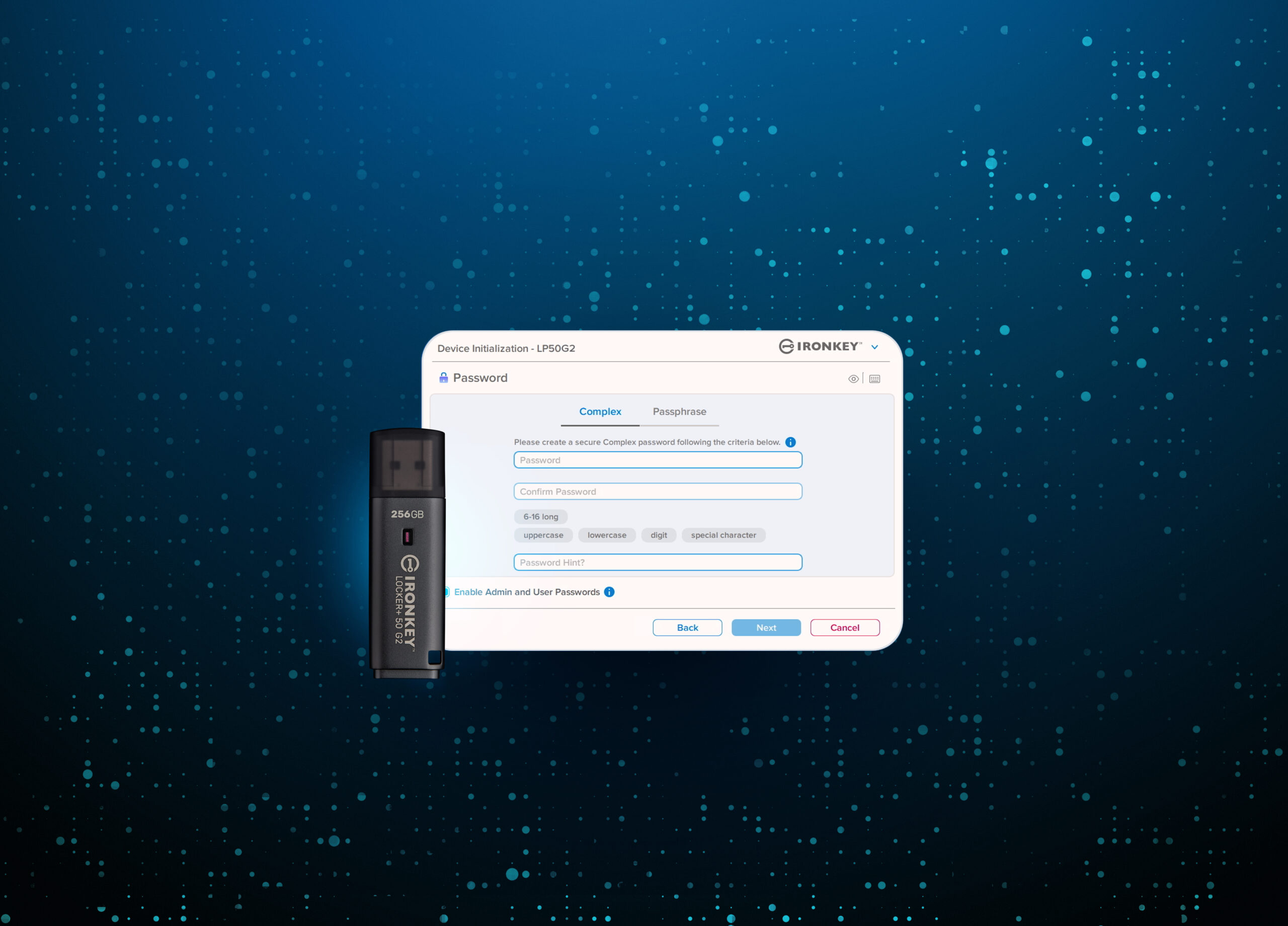 Kingston Technology IronKey Locker+ 50"IKLP50G2/256GB" - imagine 6