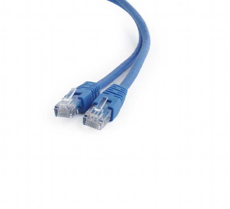 PATCH CORD UTP GEMBIRD Cat6, cupru-aluminiu, 5 m, albastru, AWG26, "PP6U-5M/B" (timbru verde 0.18 lei)