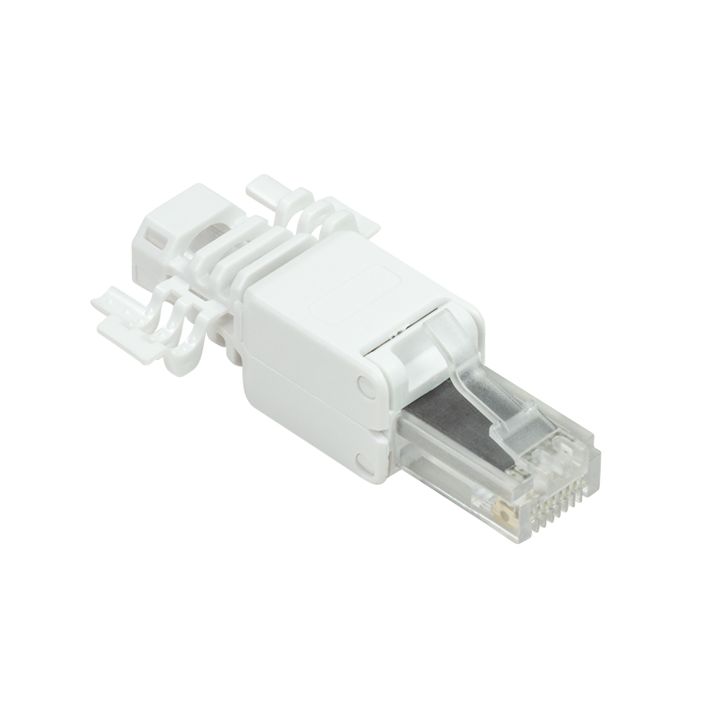 MUFA Logilink RJ45 pt. cablu UTP, Cat.6A, modulara, alb "MP0028"