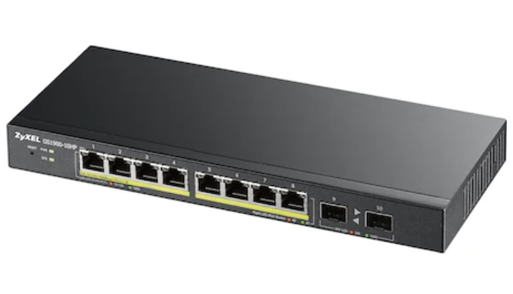ZYXEL GS1100-10HP 10PORT GBE POE SWITCH, "GS1100-10HP-EU0102" (include TV 1.75lei)
