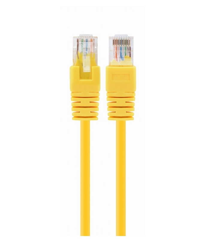 PATCH CORD UTP SPACER Cat5e, cupru-aluminiu, 0.25 m, galben, AWG26, "SP-PT-CAT5-0.25M-Y" (timbru verde 0.08 lei)