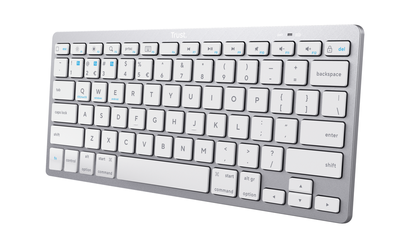 Tastatura Trust Wireless, alb "TR-24651" (timbru verde 0.8 lei)