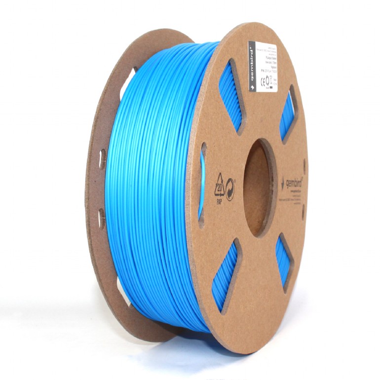 FILAMENT GEMBIRD pt. imprimanta 3d, PLA+, 1.75mm diamentru, 1Kg / bobina, aprox. 340m, topire 190-220 grC, blue, "3DP-PLA+1.75-02-B"