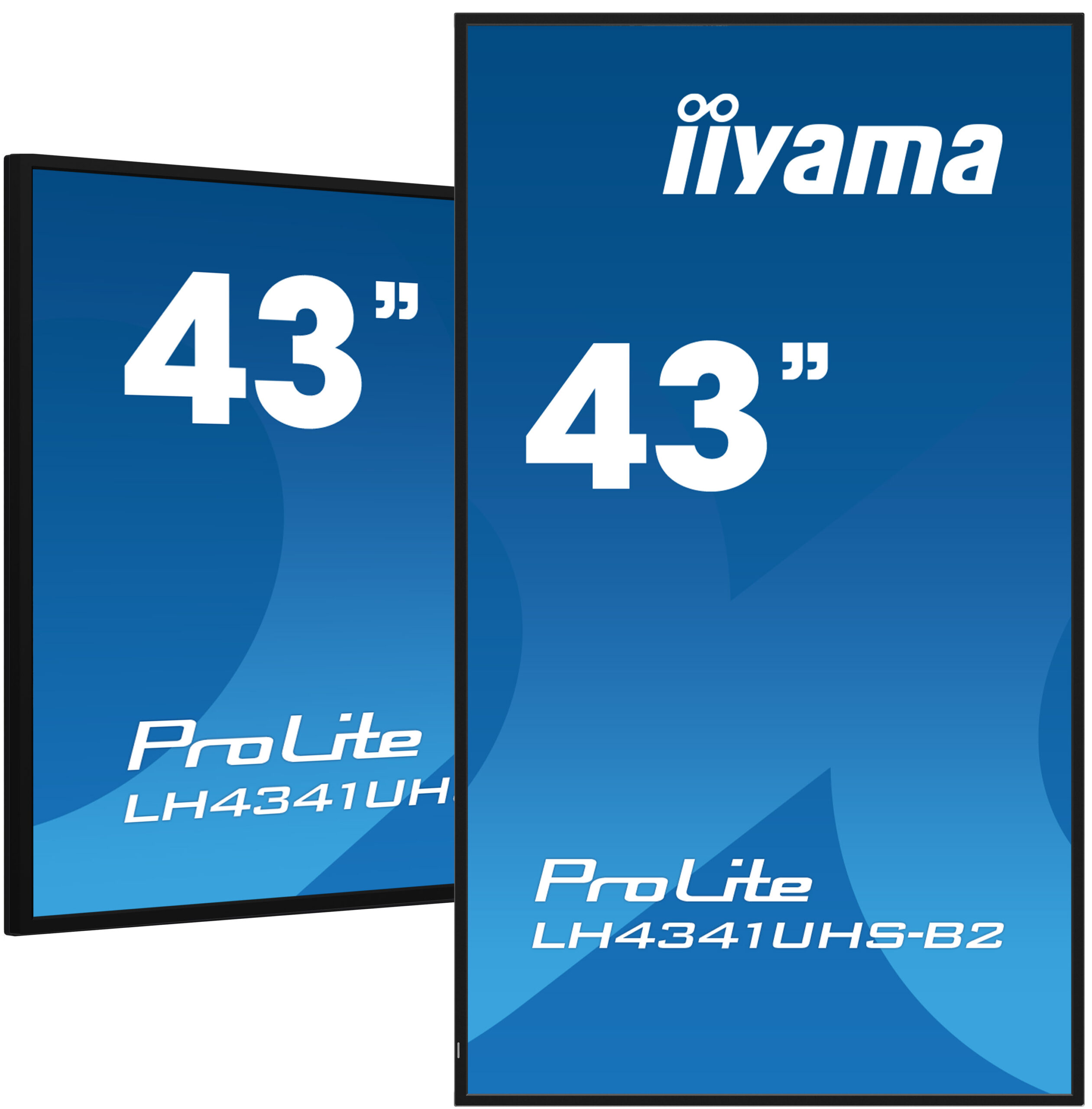 Monitor LED ProLite LH4341UHS-B2 43" IPS LED, 4K, 24/7 Digital Signage, 1xVGA, 3xHDMI "LH4341UHS-B2" (timbru verde 7 lei)