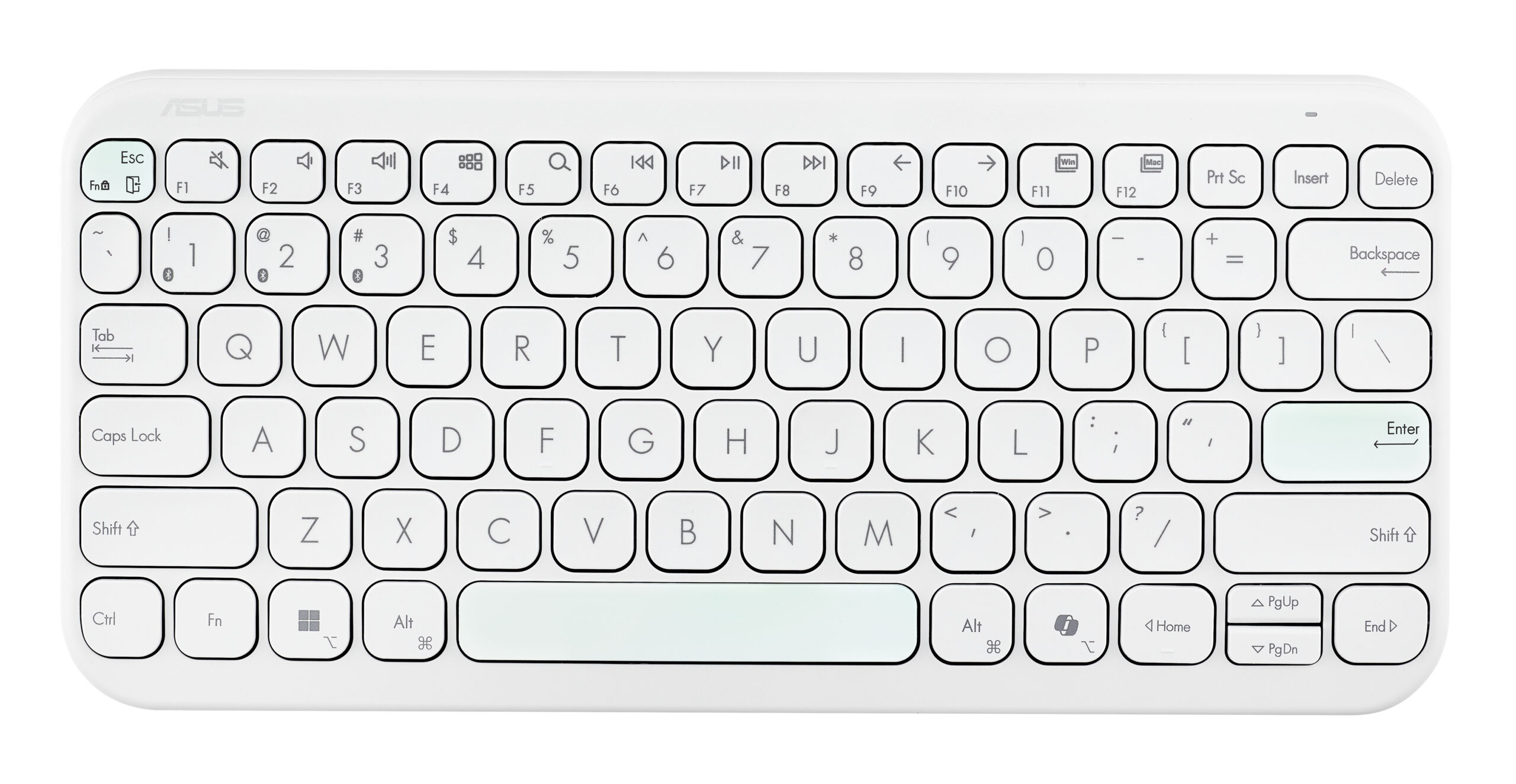 ASUS KW100 KEYBOARD WHITE "90XB0880-BKB4F0" (timbru verde 0.8 lei)