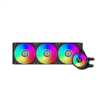 COOLER PCCooler "DA360 ARGB", skt. Intel si AMD, racire cu lichid, 3 x 120mm, 400 - 1800 RPM, iluminare RGB adresabil, afisaj LCD, negru "DA360 ARGB BK" (timbru verde 2.00 lei)