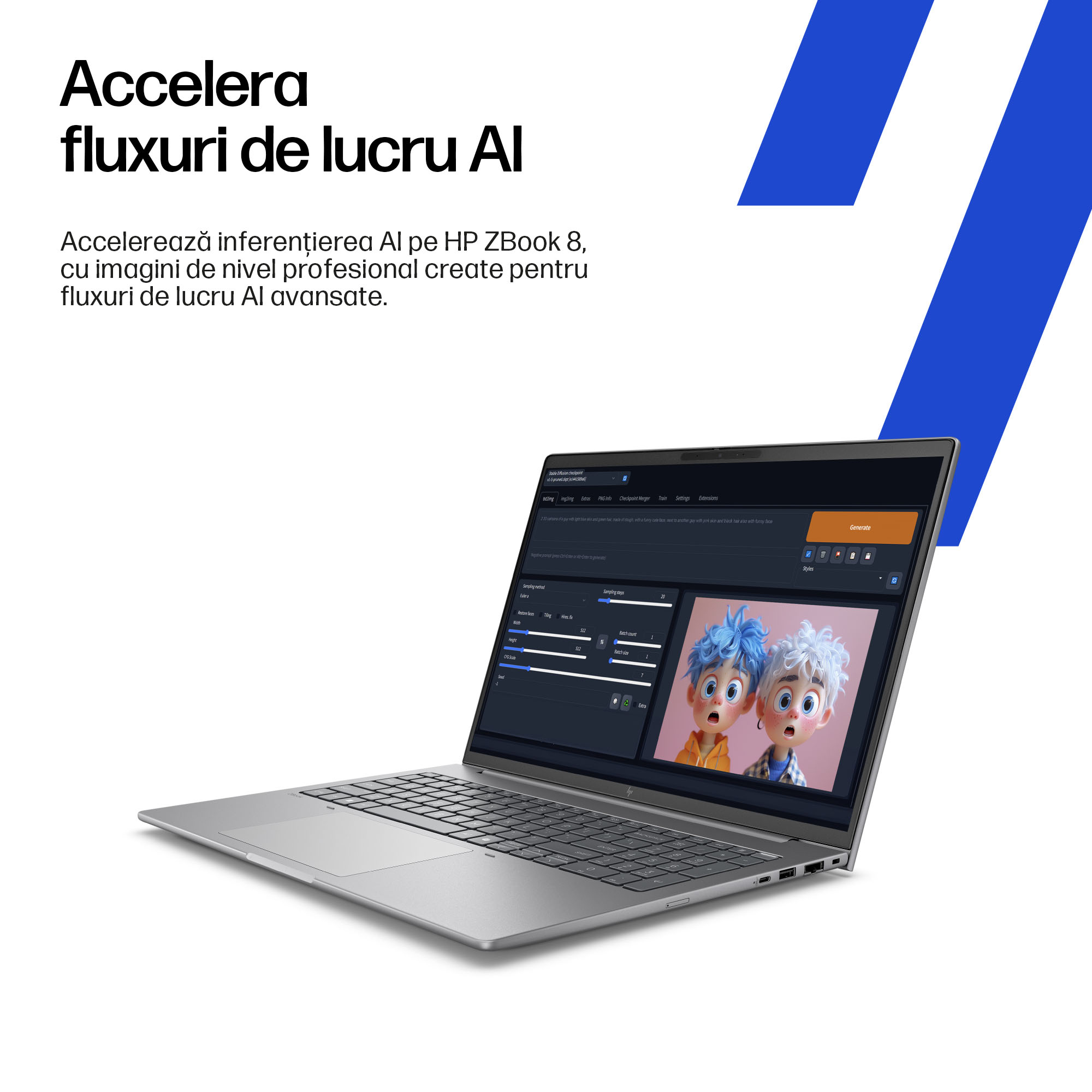 NB ZBOOK 8 G1I CU7-255H 16"/32GB/1TB W11P B72S9ET HP"B72S9ET" - imagine 6