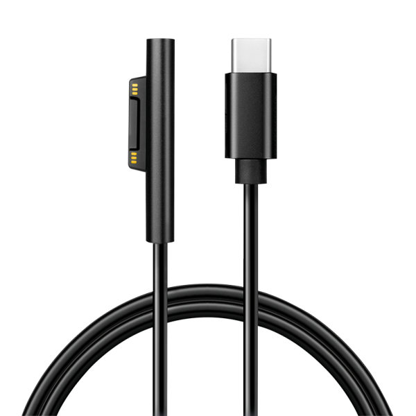 CABLU alimentare si date LOGILINK, pt. MS Surface, USB Type-C (T) la MS Surface (T) 90 gr, PD, 1.8m, negru, "PA0342" (timbru verde 0.08 lei)