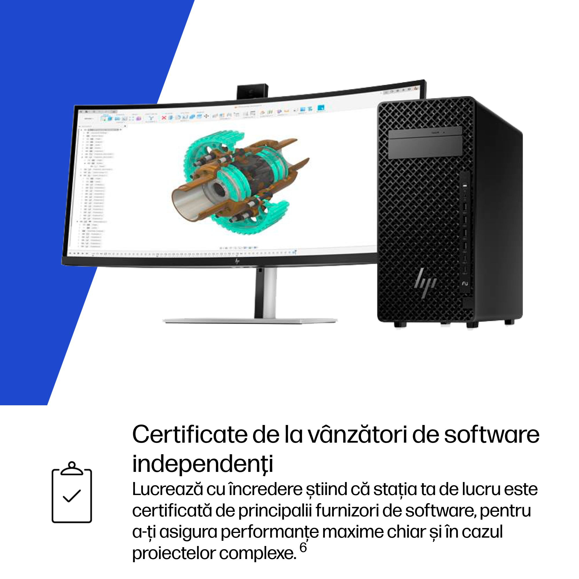 PC Z2 TOWER G1I CU9-285K/64GB/1TB W11P D06G8ET HP"D06G8ET" - imagine 4
