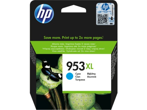 Cartus Cerneala Original HP Cyan, nr.953XL, pentru OFFICEJET PRO 8210, , (timbru verde 0.15 lei), "F6U16AE"