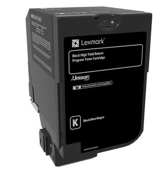 Toner Original Lexmark Black, 74C2HK0, pentru CS720|CS725|CX725, 20K, (timbru verde 1.2 lei) , "74C2HK0"