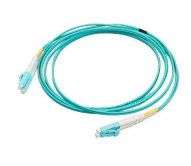 Patch cord | FO | 2 metri | LSZH | Aqua | LANmark | Multimode OM3 | Duplex LC-LC | SLimflex (timbru verde 0.08 lei)