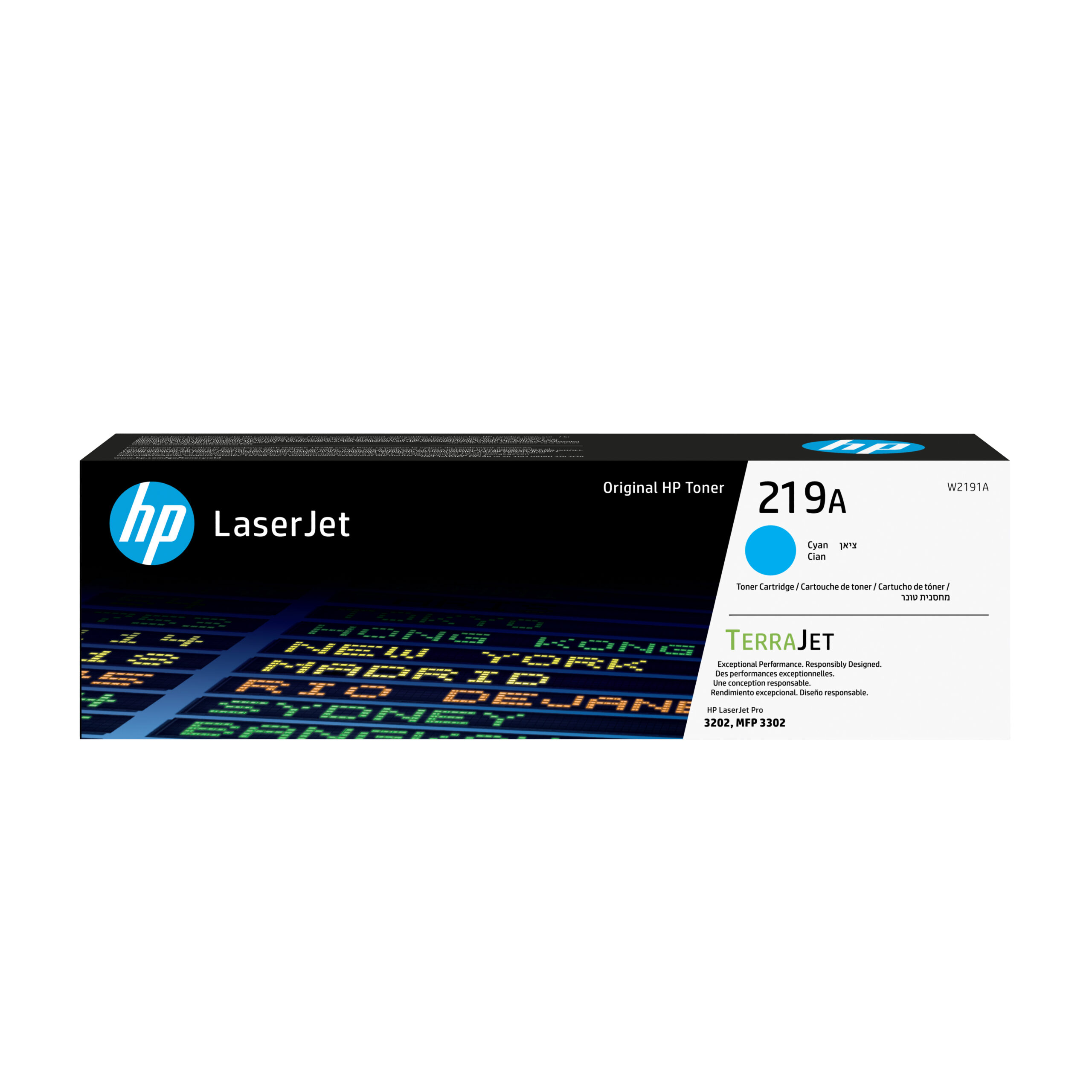 Toner Original HP Cyan, nr.219A, pentru LJ Pro 3201|3204|3288|3302, 1.2K, incl.TV 1.2 RON, "W2191A"