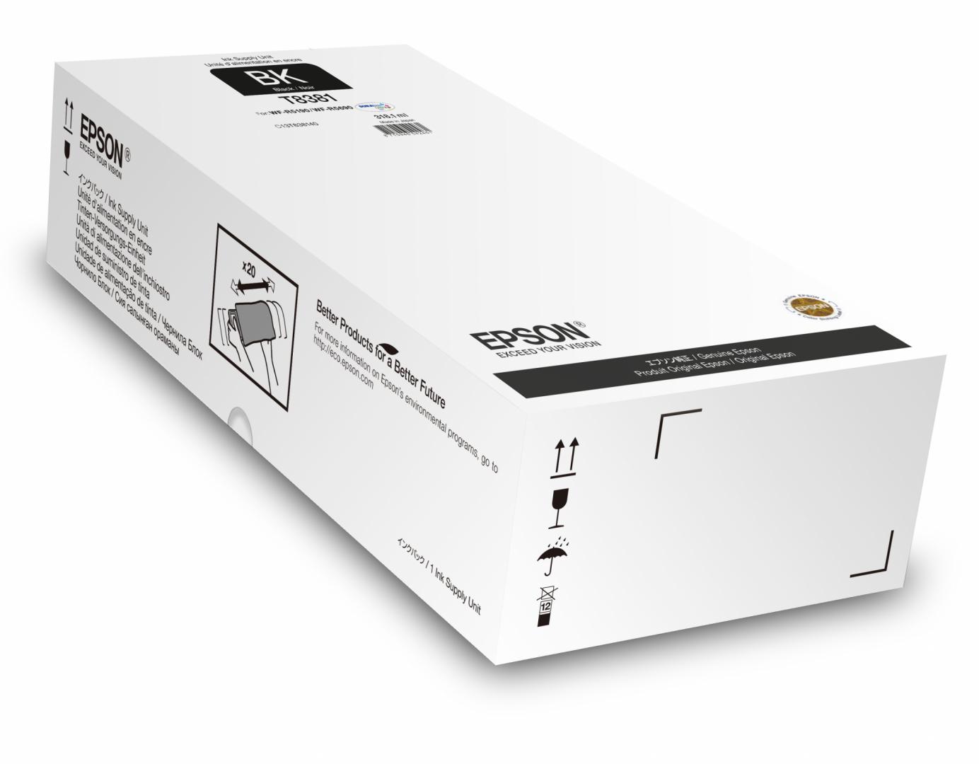 Cartus Cerneala Original Epson Black, T838140, pentru Work Force R5190|5190dtw|5690dtwf, 20k, incl.TV 1.2incl.TV, "C13T838140"